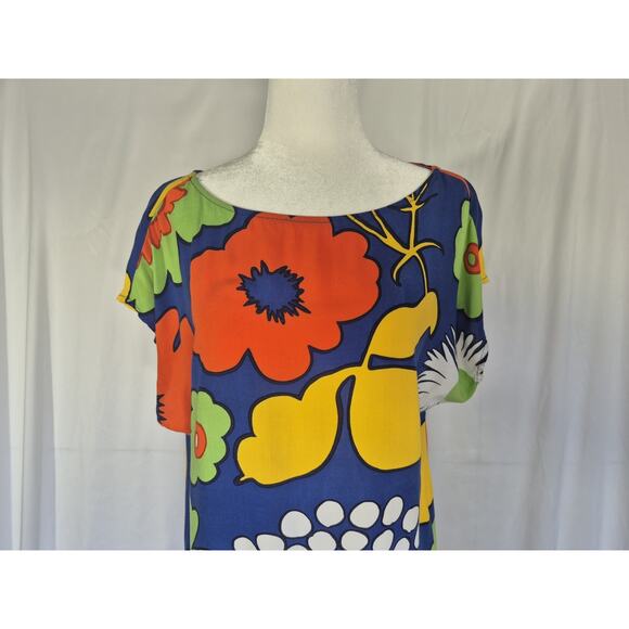 Marimekko For Target Mod Kukkatori Floral Tunic Shift Dress Small - Picture 3 of 6